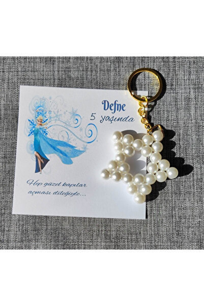 HEN GSM 15 قطعة سلسلة مفاتيح على شكل نجمة لحفلات أعياد الميلاد وحفلات الزفاف