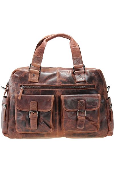 Greenland Nature Montana Handtasche Leder 40 cm Laptopfach