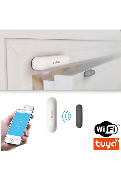 gaman SL-eg01 Kablosuz Kapı ve Pencere Manyetik Sensörü Wİ-Fİ telefon tuya destekli KAPI SENSÖRÜ