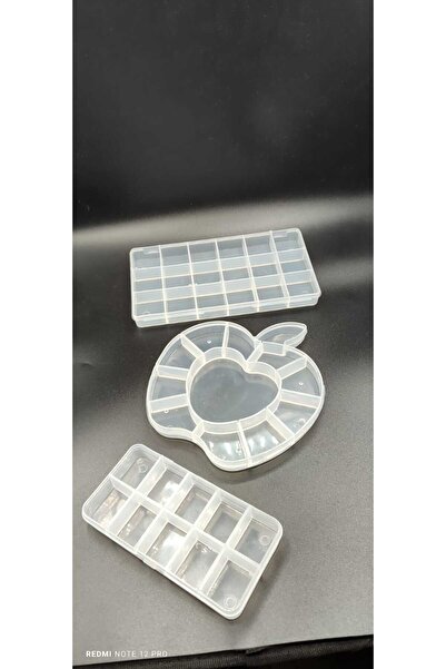 Egem aksesuar مجموعة صناديق فارغة - مجموعة من 3