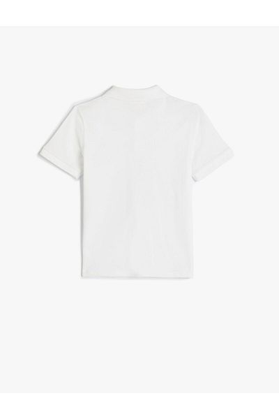 Koton Basic Polo Neck T-Shirt Short Sleeve Cotton