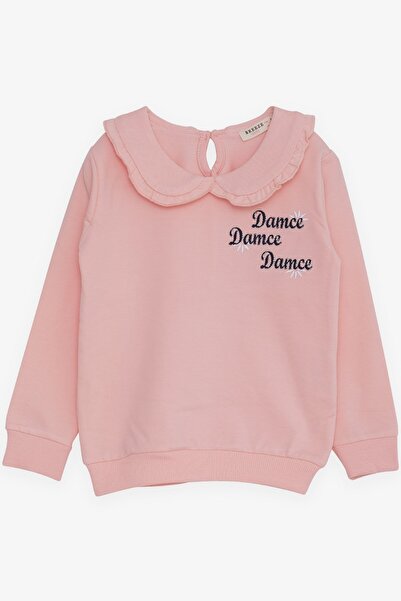 Breeze Kız Çocuk Sweatshirt Bebe Yaka 1.5-5 Yaş, Pembe