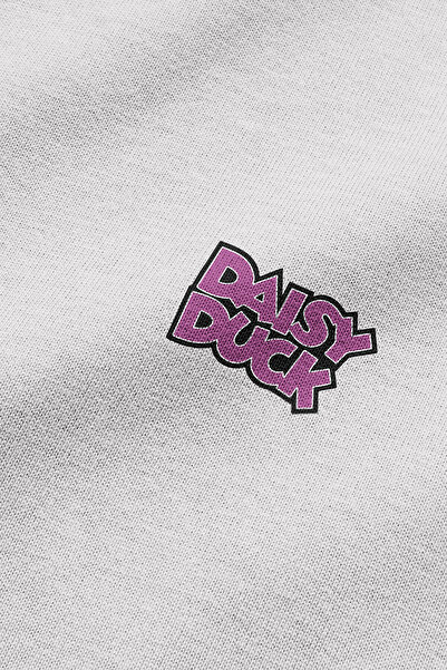 Overoz Оверсайз-светр з капюшоном і принтом на спині, екрю, H1233