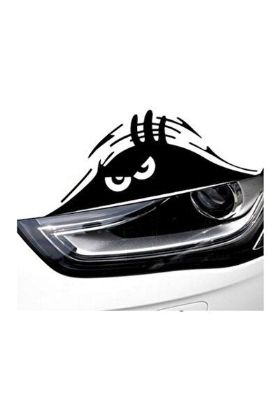 Lizpo Decor Sert Bakan Göz Araba Için Yapıştırma Sticker