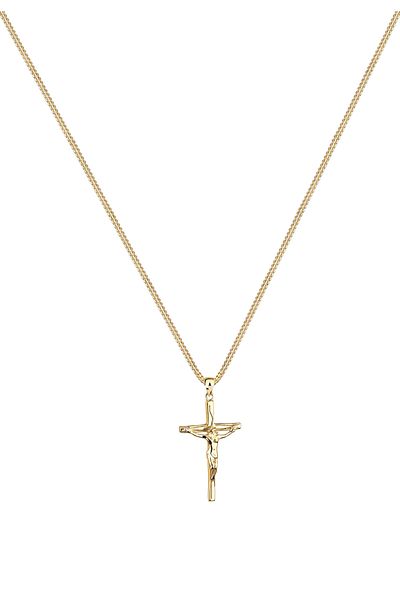 ELLI Halskette Damen Kreuz Anhänger Glaube Religion Klassisch in 925 Sterling Silber