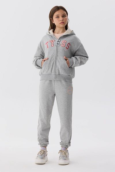 Tyess BG Store Topuri de trening gri pentru fete