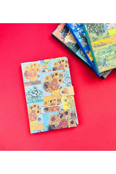 Gift Moda Model de colaj Van Gogh - Caiet cu capac magnetic BM-1209