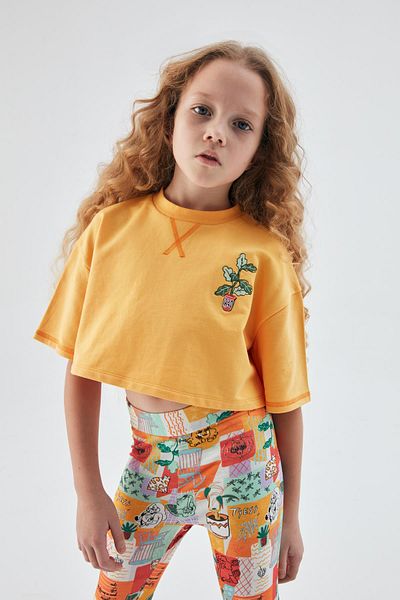 Tyess Bg Store Hanorac galben pentru fete 23psstj4505
