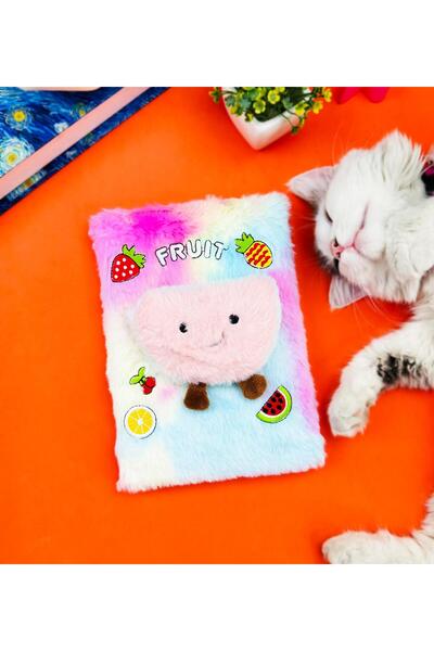 Gift Moda Милий фруктовий рельєфний плюшевий блокнот