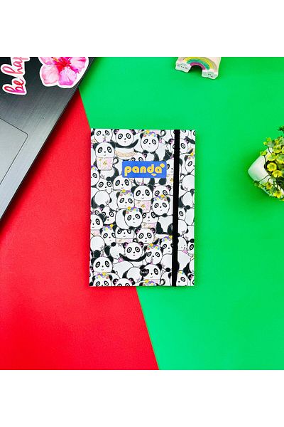 Gift Moda Ελαστικό σημειωματάριο με σχέδιο Panda