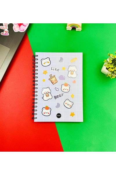 Gift Moda Caiet cu design Leak Bear Spiral