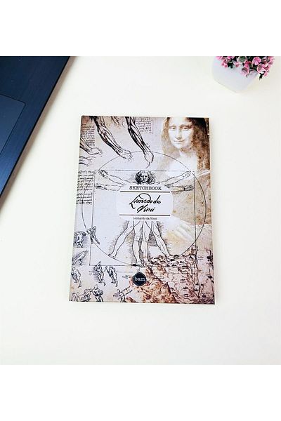 Gift Moda Caiet de schițe 21x14cm - Caiet de schițe - Pagina neagră - 120 gr - 56 coli