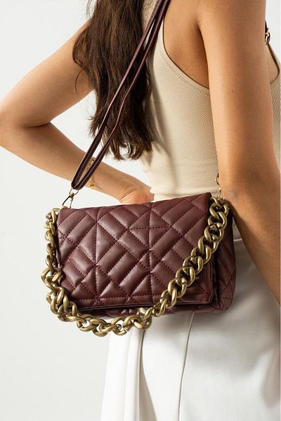 mıchael polo Chain Handle Handbag and Shoulder Bag