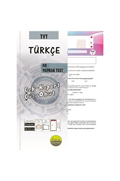 Pano Yayınları Tyt Türkçe Çek Kopart 48 Adet Yaprak Testleri
