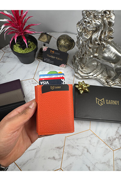 Garniy Genuine Leather Mechanical Wallet 1547