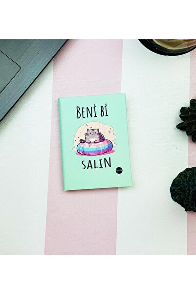 Gift Moda Mini caiet cu copertă rigidă Me Swing With You cu design verde