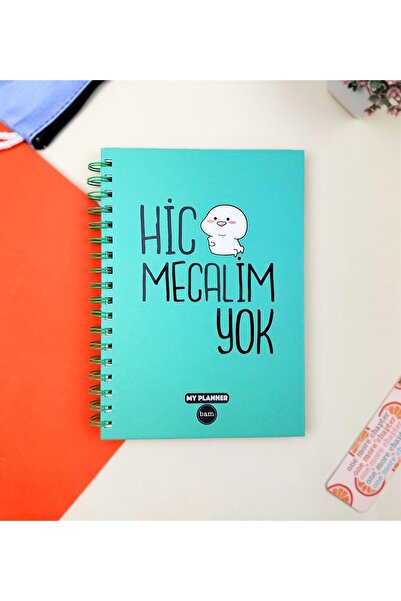 Gift Moda Hiç Mecalim Yok Tasarımlı Konuşan Ajanda