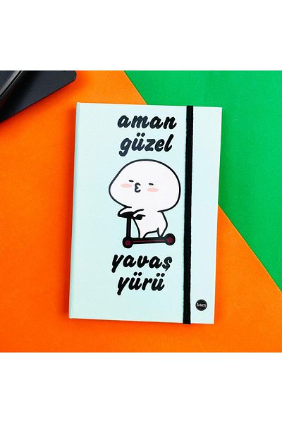 Gift Moda O, minunat, plimbare lentă, caiet elastic proiectat