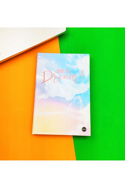Gift Moda Σημειωματάριο με ελαστικό σχέδιο Dare To Dream