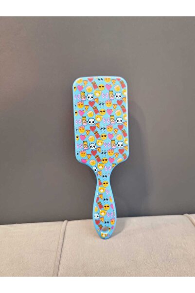 Lider MAGNESİA Amnesia Lider - Perie de păr albastră cu model emoji