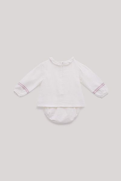 GB Baby Bg Store Baby Girl Ecru Shirt