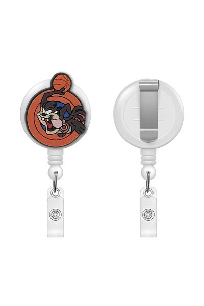 PABALAS Tasmanian Devil Basketball Ball Figured Yoyo Card Holder Collar Lanyard Holder