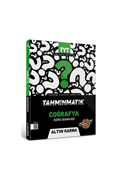 Altın Karma Yayınları Tyt Coğrafya Tahminmatik Soru Bankası 2021-2022