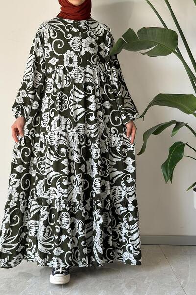 ANDE Φόρεμα λουλουδιών κήπου- 0014