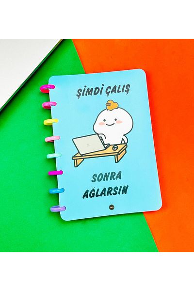 Gift Moda تعمل الآن بعد البكاء، تصميم الجيل الجديد من دفتر الملاحظات الحلزوني على شكل قلب