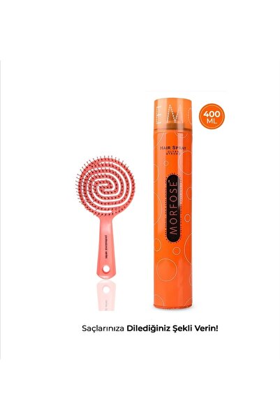 Trina TRİNA PRO AÇMA TARAMA FIRÇASI 0064 + SAÇ SPREYİ 400 ML