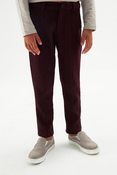 Nebbati Bg Store Jungen-Burgunderhose 22fw0nb3225
