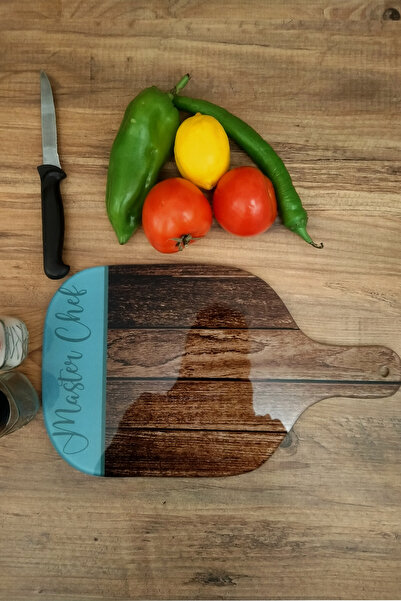 CONCEPT CAM Hanging Glass Cutting Board, Decorative Glass Cutting Board, 20 cm X 35.5 Cm, (5 mm Glass Thickness)
