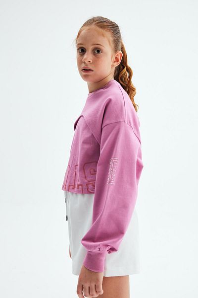 Tyess Bg Store Girl Pink Sweatshirt 23psstj4404