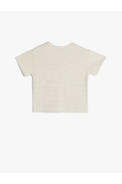 Koton T-Shirt Short Sleeve Crew Neck Cotton