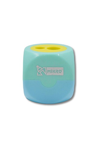 Mikro Çift Delikli Küp Kalemtıraş (MK-2023)