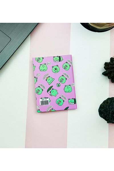 Gift Moda Μίνι σημειωματάριο Frog με σκληρό εξώφυλλο
