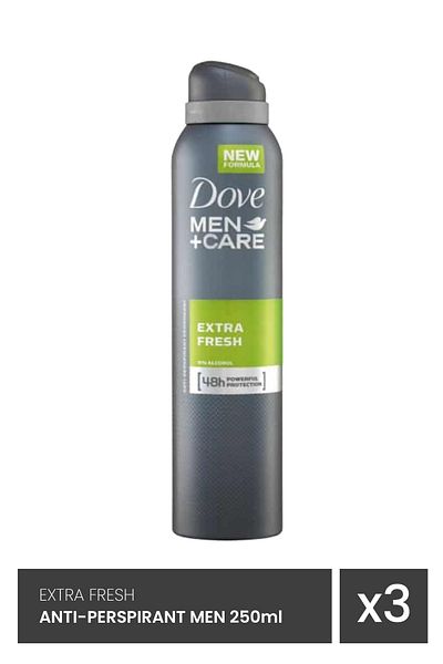 NIVEA DOVE DEO 250ML MEN EXTRA FRESH x 3 pieces