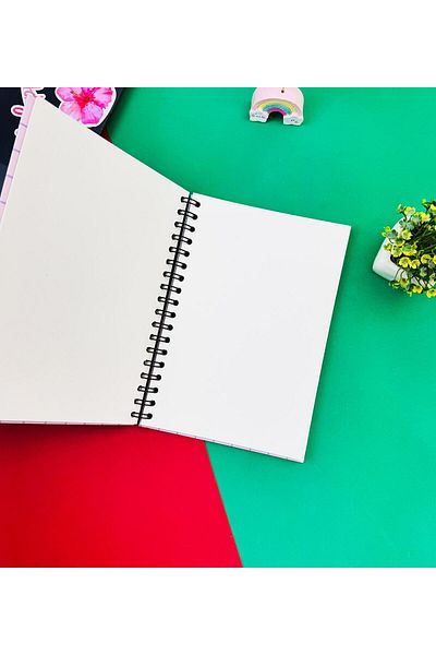 Gift Moda Caiet cu design Pen Rabbit în spirală