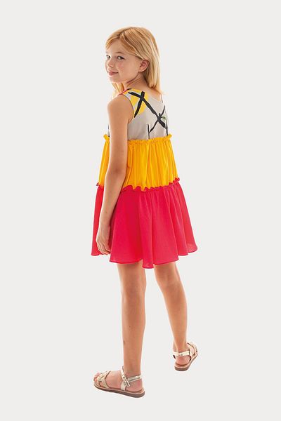 Lia Lea فستان بناتي ملون من متجر Bg Store