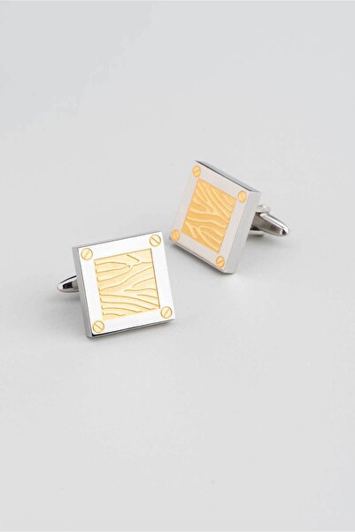 So CHIC... Klasik Çelik Erkek Kol Düğmesi