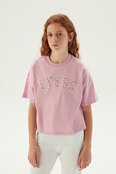 Tyess BG Store Girls Pink T-Shirt