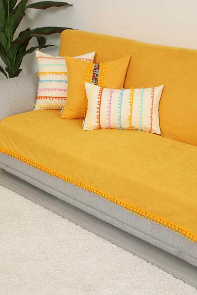 Aisha's Design 180X210 cm Pompom Seat Cover - Ko-34