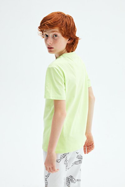 Nebbati Bg Store Boy Green Tshirt 23Pssnb3568