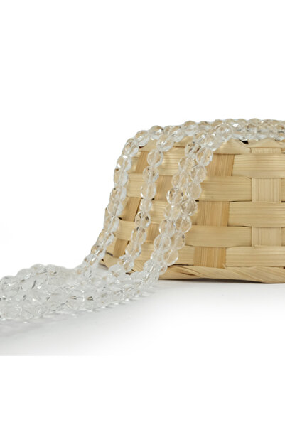 Kanguroom 8 mm providna češka kristalna perla na nizu