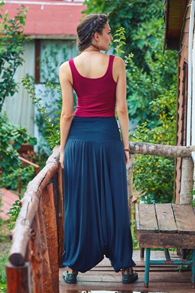 Los banditos Gipe Waist Detailed Summer Women's Baggy Trousers