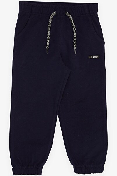 Breeze Boy's Navy Blue Laces - Age 1-4 with Bottom Pocket and Accessories