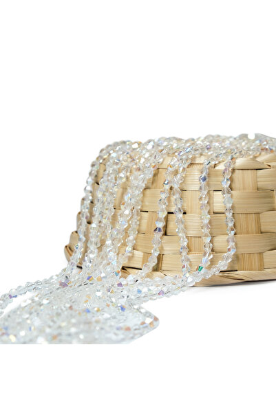 Kanguroom 5 mm prozirna prizma - niz kristalnih perli