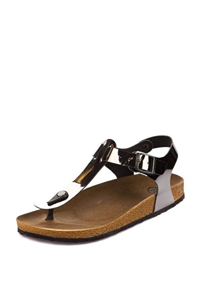 Fox Shoes Γυναικεία σανδάλια Platinum B777805034