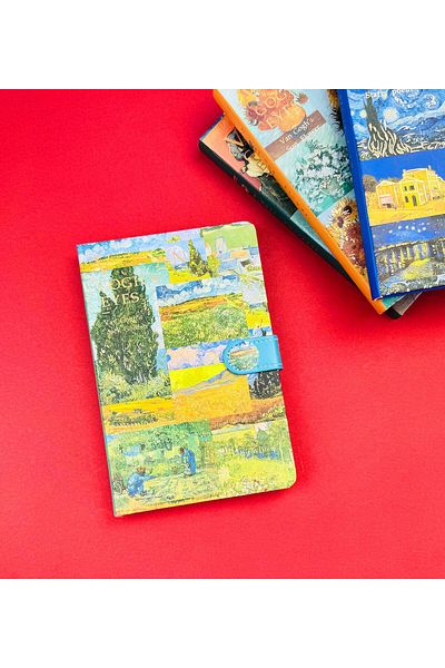 Gift Moda Model de colaj Van Gogh - Caiet cu capac magnetic BM-1209
