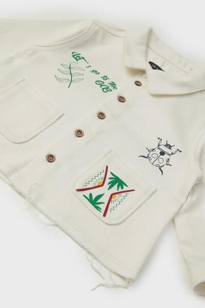 GB Baby BG Store Erkek Bebek Ekru Gömlek